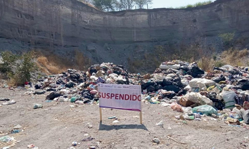 Suspende PROPAEM tiradero a cielo abierto en Tlaltizapán. 