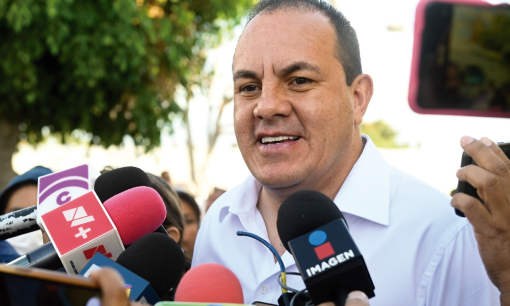 Afirma el gobernador Cuauhtémoc Blanco Bravo que es respetuoso de la autonomía del Congreso del Estado