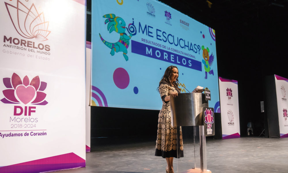 DIF Morelos presenta los resultados de la consulta Nacional a niñas, niños y adolescentes ¿Me escuchas? Del año 2022 en la que participaron más de un millón de menores de edad.