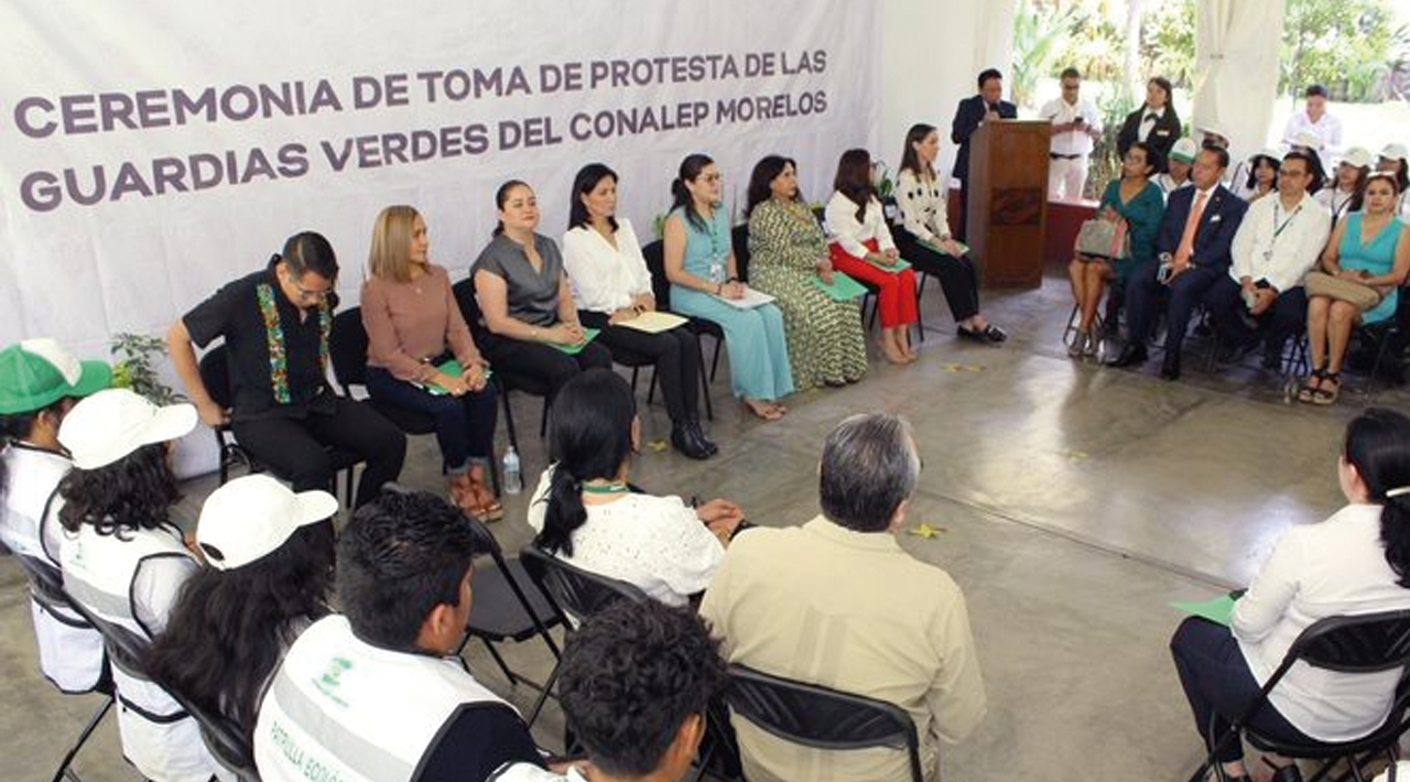 Promueven conciencia ambiental en el Conalep Morelos, a través de Guardias Verdes