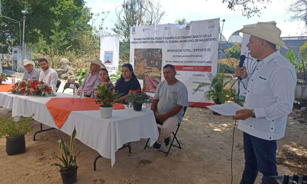 Rehabilitación exitosa de pozo hidroagrícola en Mazatepec: Un paso hacia la sustentabilidad y el progreso rural