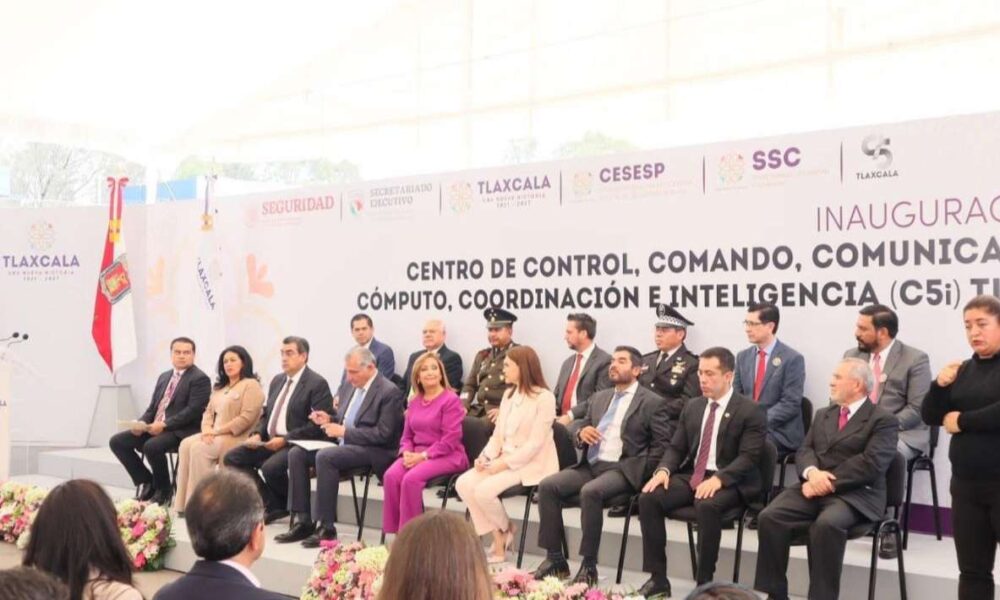 Titular de CES Morelos asiste a inauguración del C5i en Tlaxcala para fortalecer la seguridad en la zona centro del país