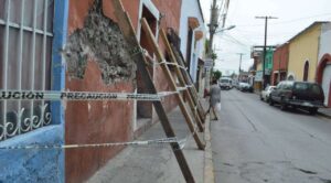 Construcciones en riesgo de colapsar por sismo de 2017, en Cuautla.