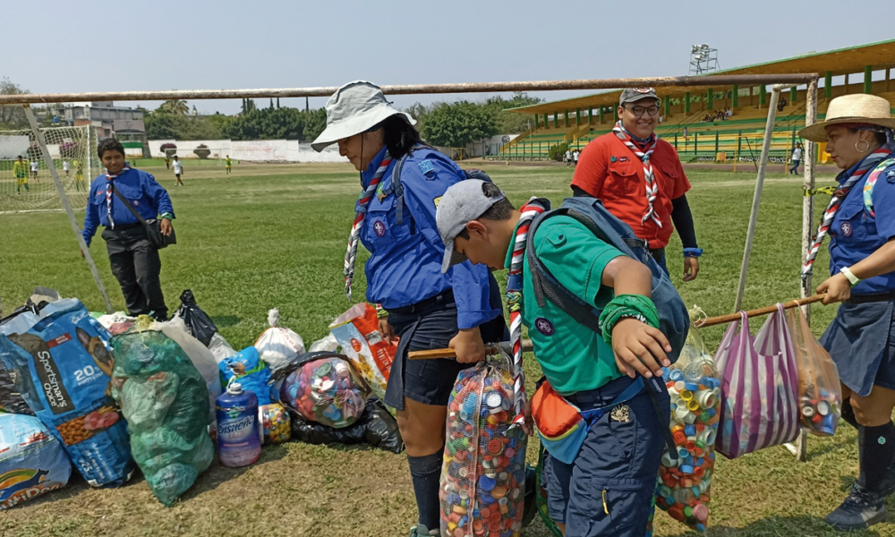 Reactivan “Tapatón Scout 2023” en favor de menores con cáncer; reúnen cinco toneladas de tapitas