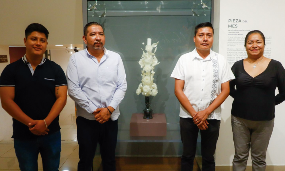 Invitan artesanos de Atlatlahuacan a las familias a que visiten su pieza del mes en el MMAPO