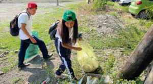 Estudiantes del Cobaem acopian tonelada y media de residuos en jornada de cuidado del medio ambiente