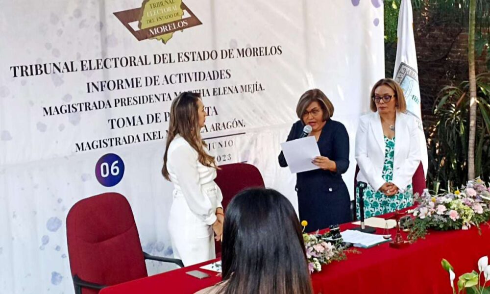 Compromiso con la justicia y la democracia: La nueva presidenta del Tribunal Estatal Electoral de Morelos asume su cargo