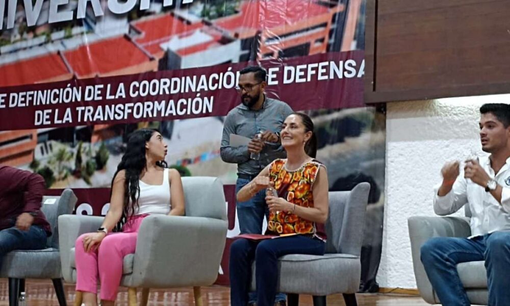 Se reúne Claudia Sheinbaum Pardo con universitarios de diversos estados del país para exponer avances de la Cuarta Transformación