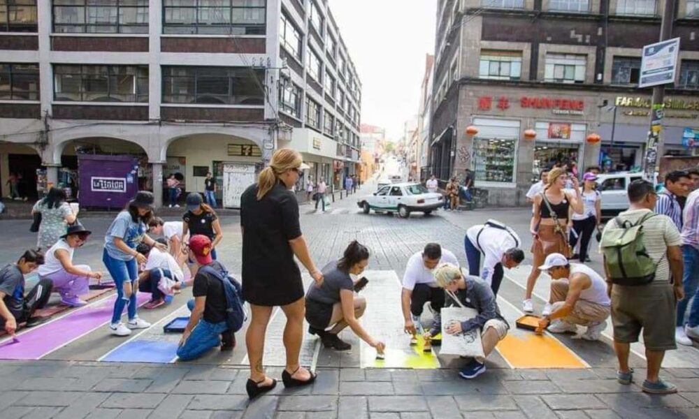 Pintarán más pasos peatonales con los colores del movimiento LGTTTIQ+ para hacer visible a este sector de la población