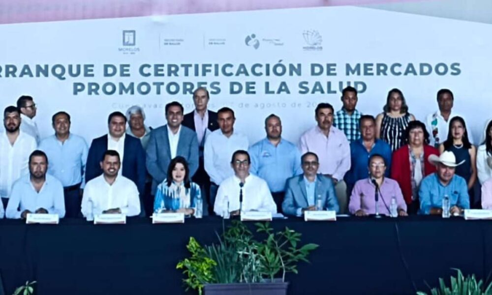 Inició el arranque de certificación de mercados promotores de la salud, se exhortó a los municipios para que sean partícipes de este programa