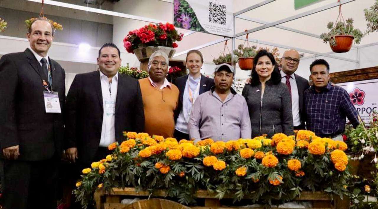 Impulsan industria de plantas ornamentales en Morelos en la feria “Ornamental Plants & Flowers México 2023”