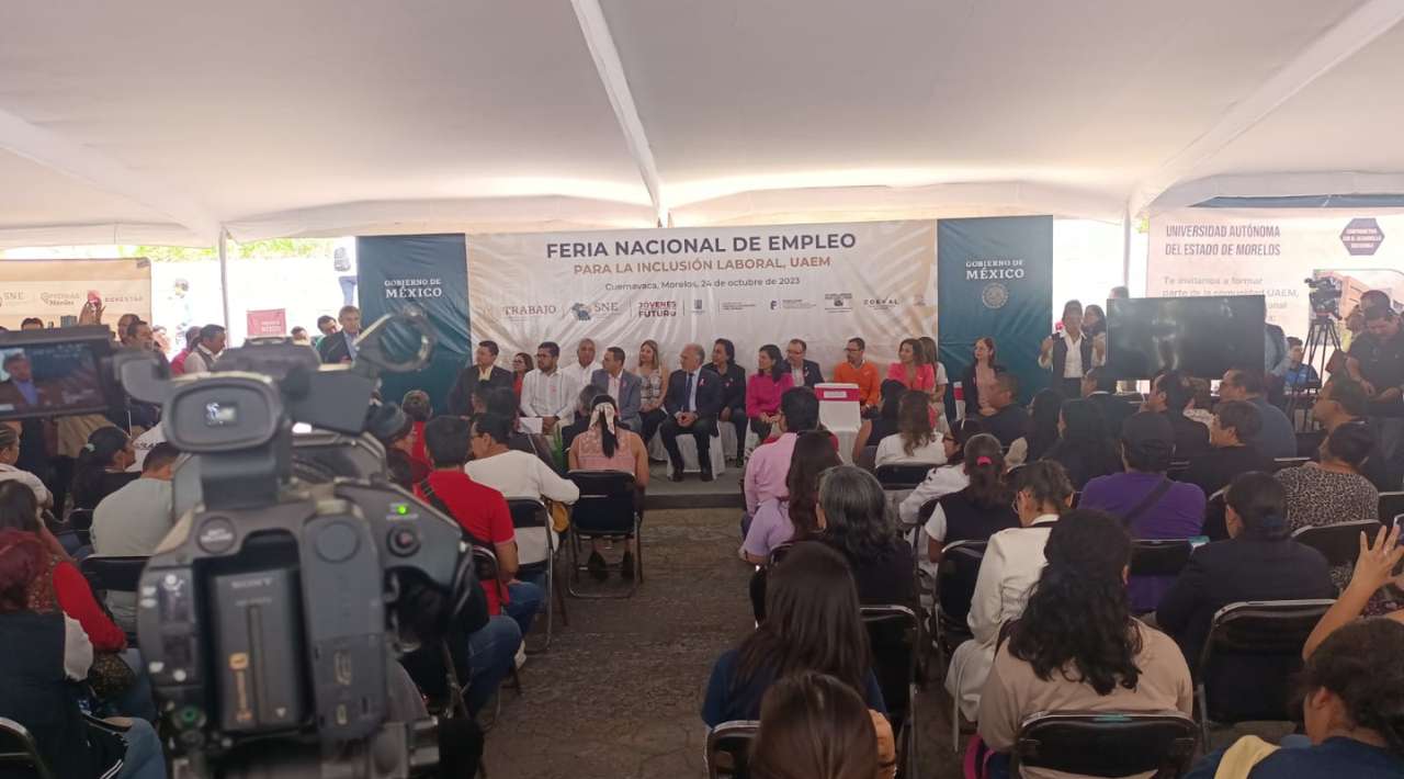 Más de Mil Vacantes Ofrecidas en la Feria Nacional del Empleo en la Universidad Autónoma del Estado de Morelos