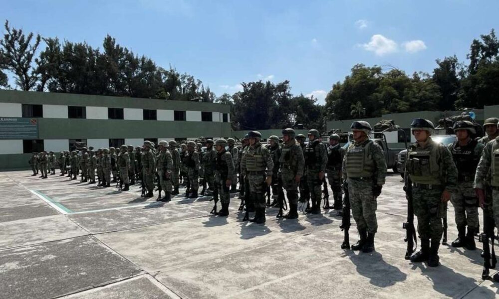 Refuerzo de 200 Efectivos del Ejército en Morelos para la Seguridad Pública