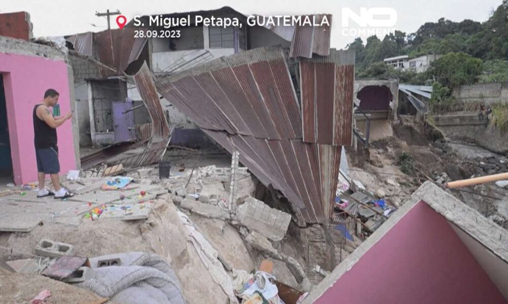 Lluvias provocan muertes en Guatemala