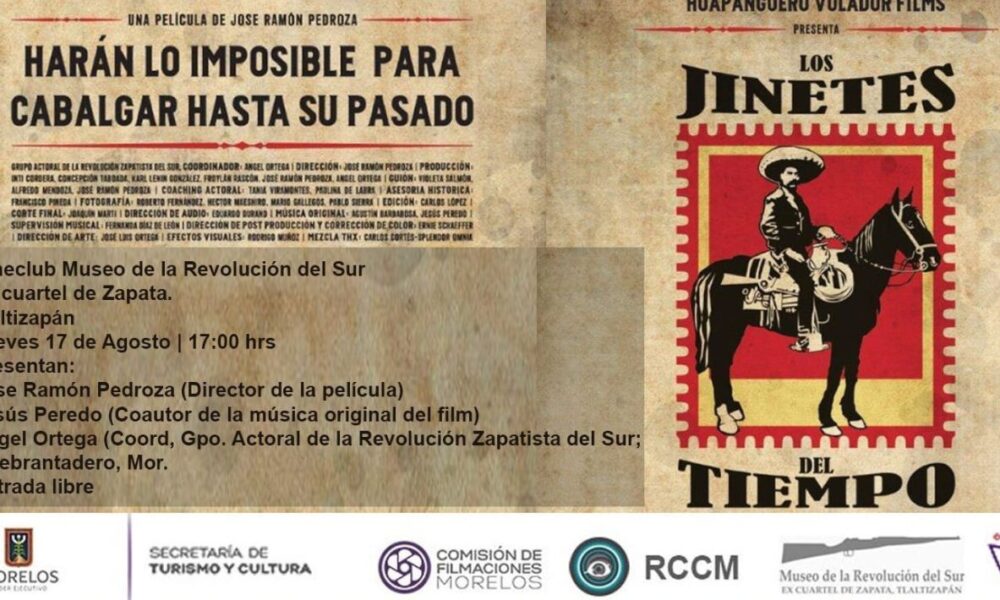 Presentación del Documental ‘Los Jinetes del Tiempo’ en el Cineclub de Cuautla: Una Travesía de la Revolución Zapatista del Sur