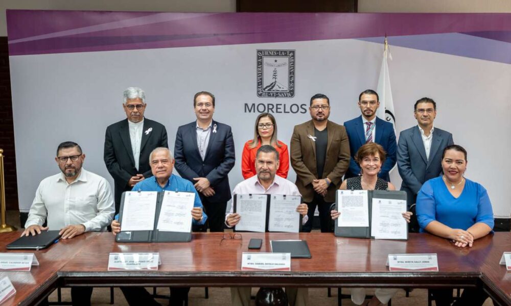 Gobierno Estatal e IMPEPAC, firman acuerdo de seguridad para el Proceso Electoral Ordinario 2023-2024.