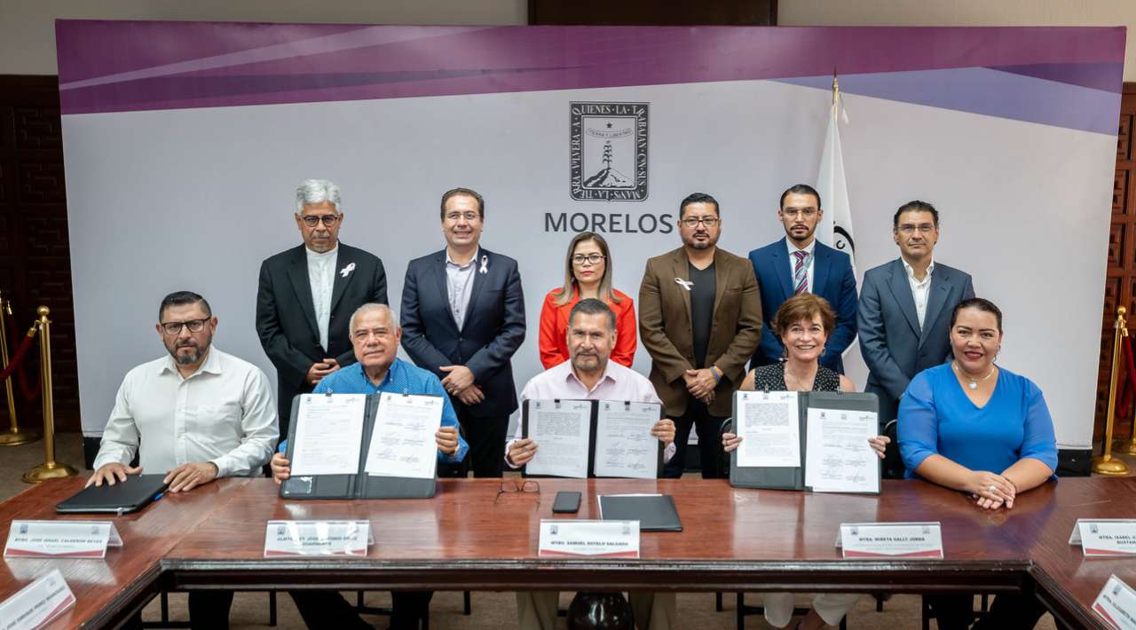 Gobierno Estatal e IMPEPAC, firman acuerdo de seguridad para el Proceso Electoral Ordinario 2023-2024.