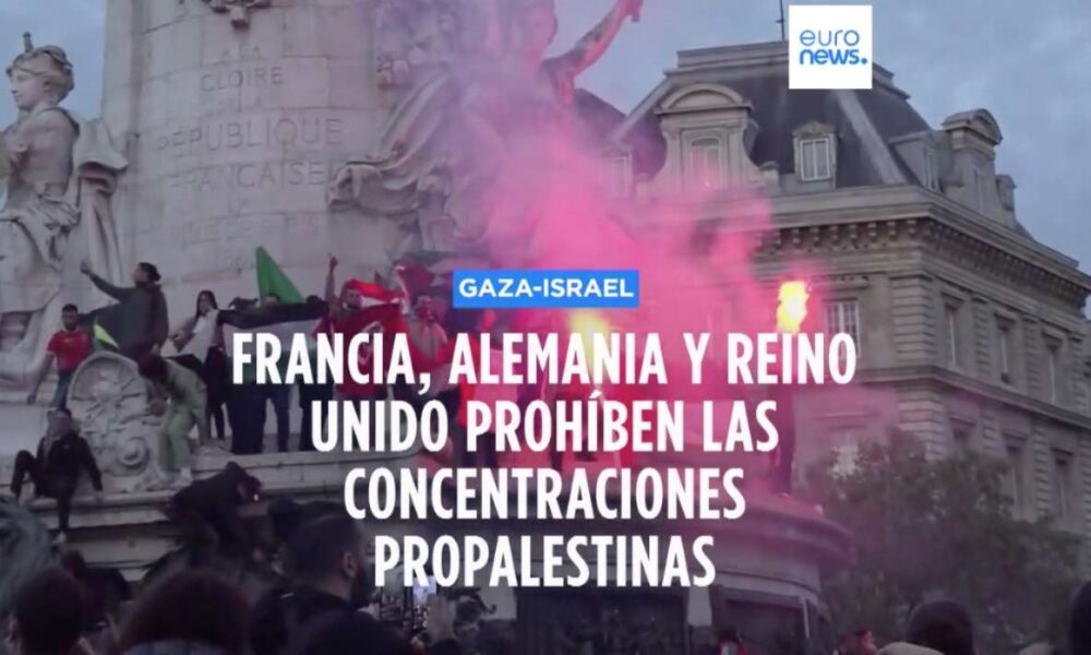 Prohíben las manifestaciones de apoyo a Palestina