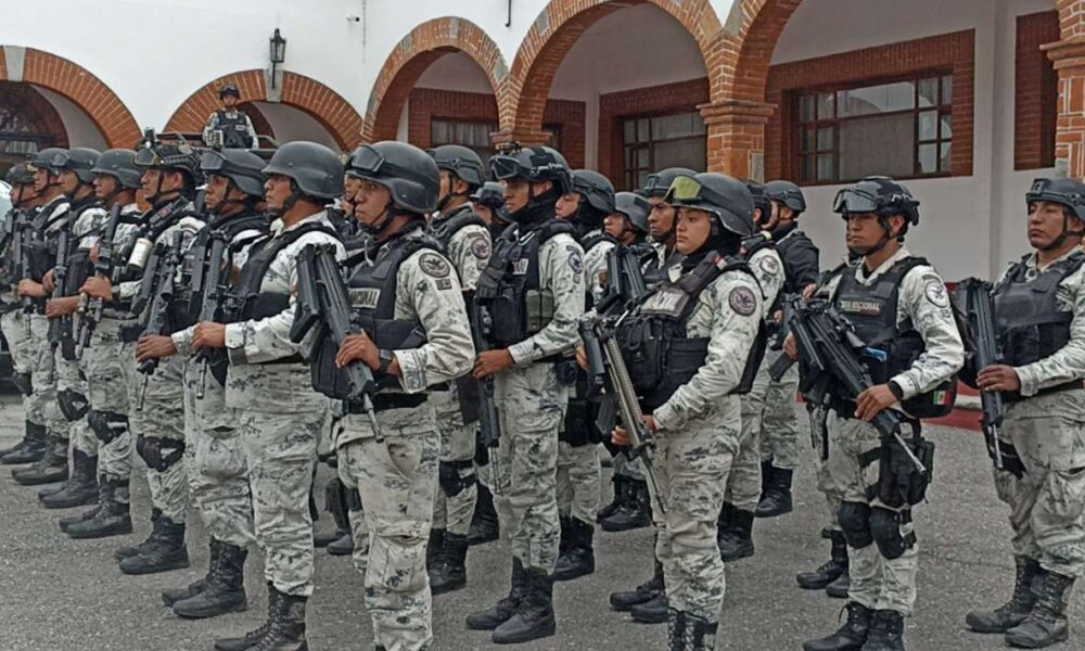 Refuerzo de 350 Efectivos de la Guardia Nacional y el Ejército para la Seguridad en Morelos