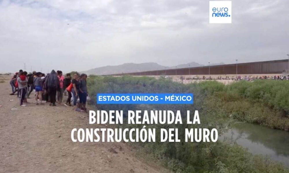 Reanudan construcción del muro fronterizo