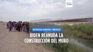 Reanudan construcción del muro fronterizo