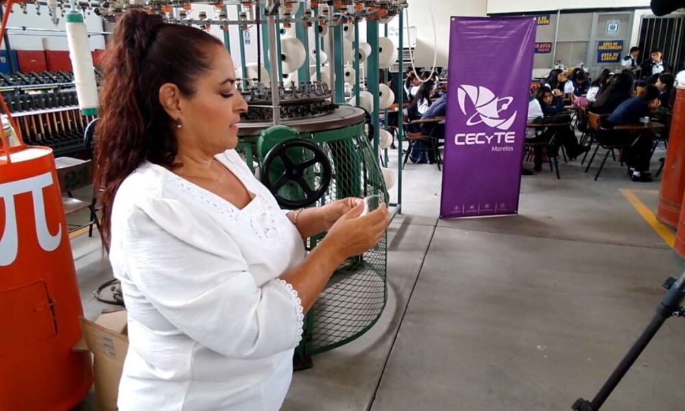 Empresas textiles en Morelos se han aliado con el CECYTE para formar a 700 técnicos en sistemas de manufactura textil