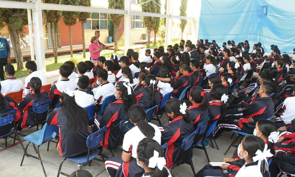 Con actividades lúdicas y talleres, la Dirección de Prevención del Delito en Cuautla previene acoso escolar en secundarias