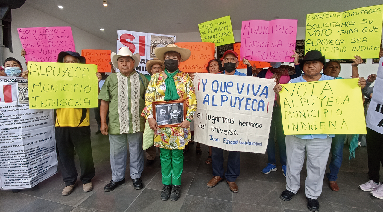 Exigen habitantes de Alpuyeca al Congreso de Morelos que se concrete la creación de esta comunidad como municipio indígena