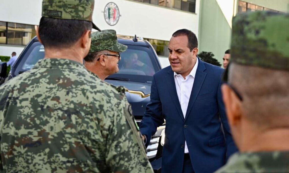 Encabeza el gobernador Cuauhtémoc Blanco Bravo, mesa estratégica para reforzar la seguridad en Morelos y Guerrero