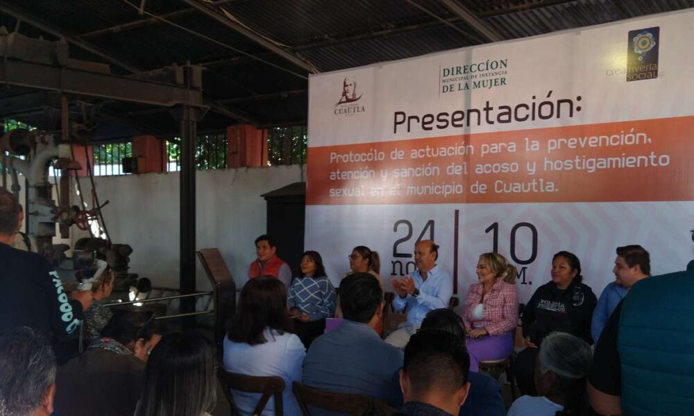 En Cuautla: Nuevo protocolo contra el acoso y hostigamiento sexual en el ámbito laboral