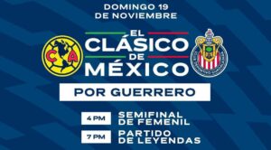 Jugarán clásico de leyendas América y Chivas para damnificados de Guerrero