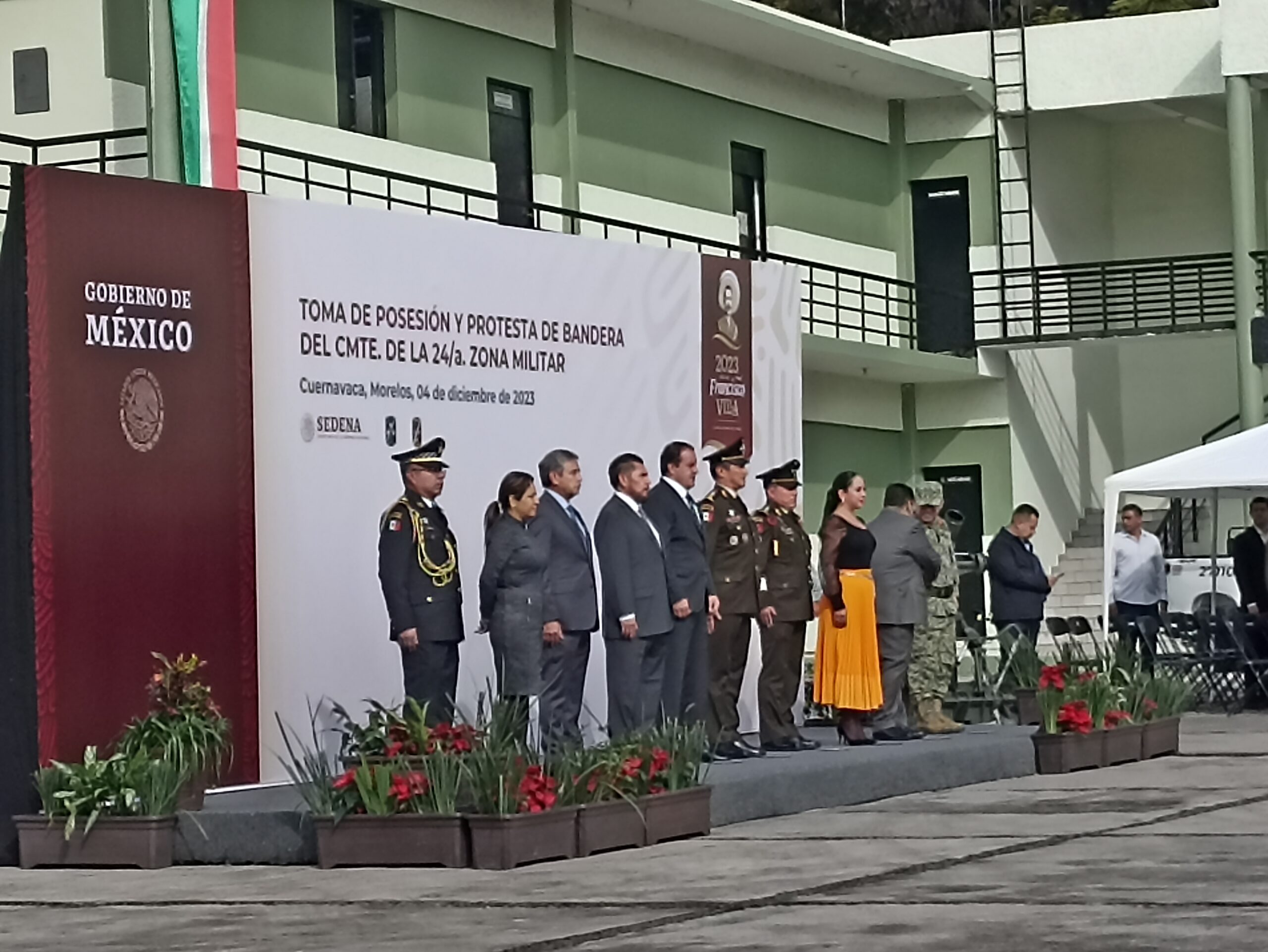 Julio César Moreno Mijangos asume como Comandante de la Vigésima Cuarta Zona Militar