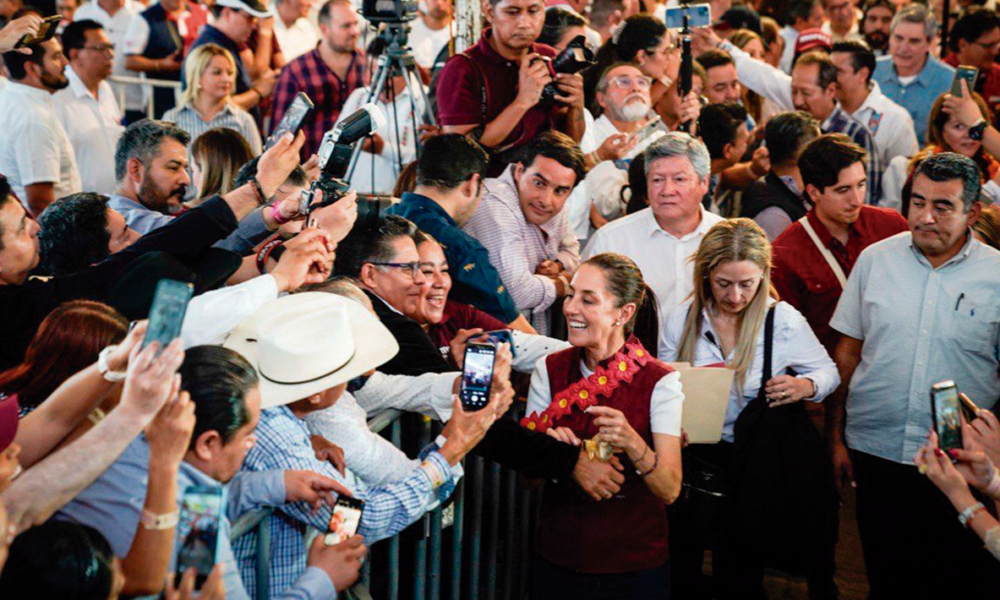 Visitó el municipio de Temixco la aspirante única a la presidencia de la República, Claudia Sheinbaum