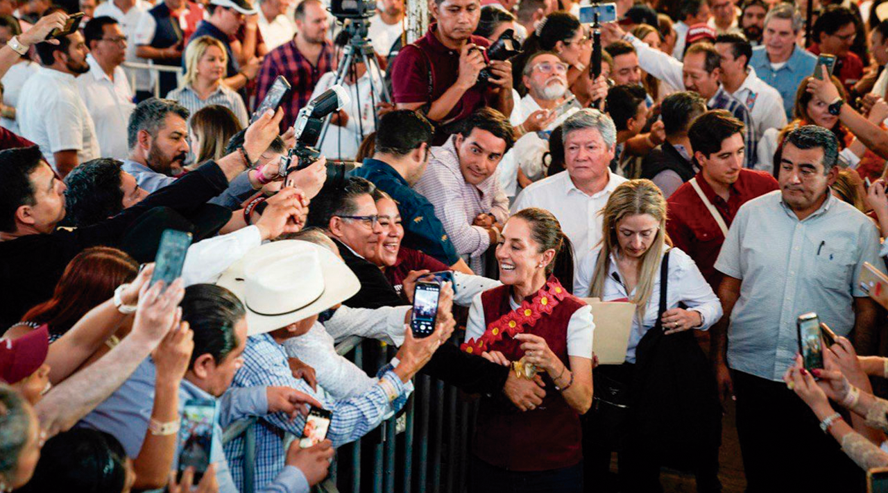 Visitó el municipio de Temixco la aspirante única a la presidencia de la República, Claudia Sheinbaum