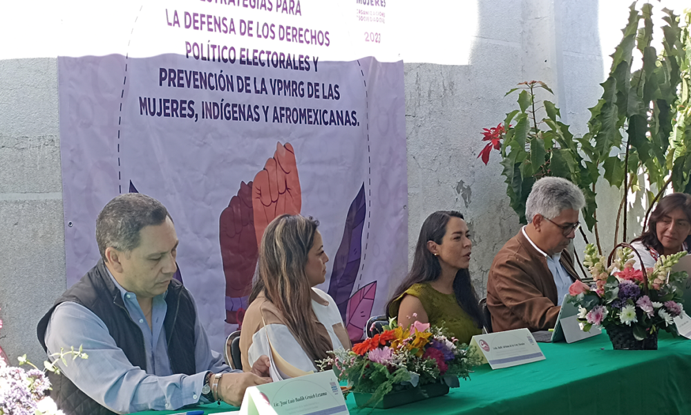 Retos en la participación política de las mujeres, indígena, afromexicanas, con discapacidad, jóvenes, de la tercera edad y trans, organizado por CIDHAL