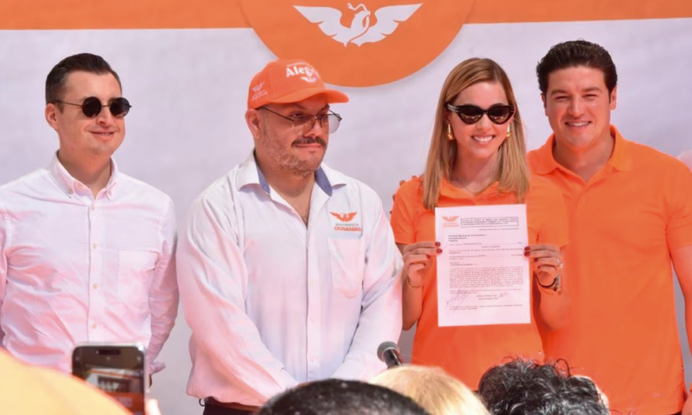 Mariana Rodríguez Cantú se postula como Precandidata a la Alcaldía de Monterrey por Movimiento Ciudadano