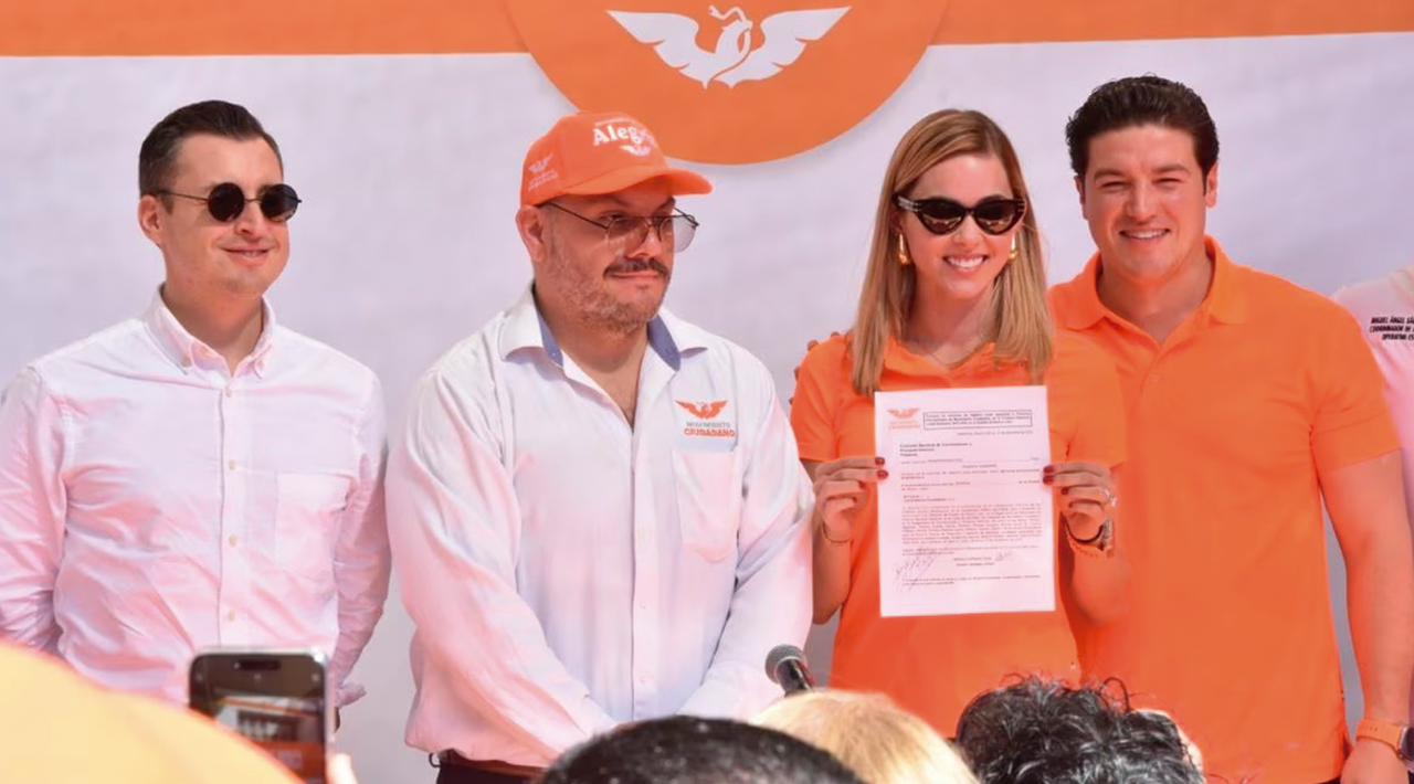 Mariana Rodríguez Cantú se postula como Precandidata a la Alcaldía de Monterrey por Movimiento Ciudadano