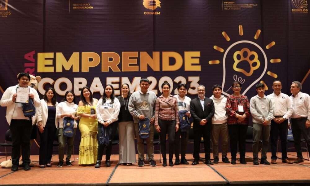 Más de mil estudiantes presentan 149 modelos de negocios en la Feria Emprende COBAEM 2023