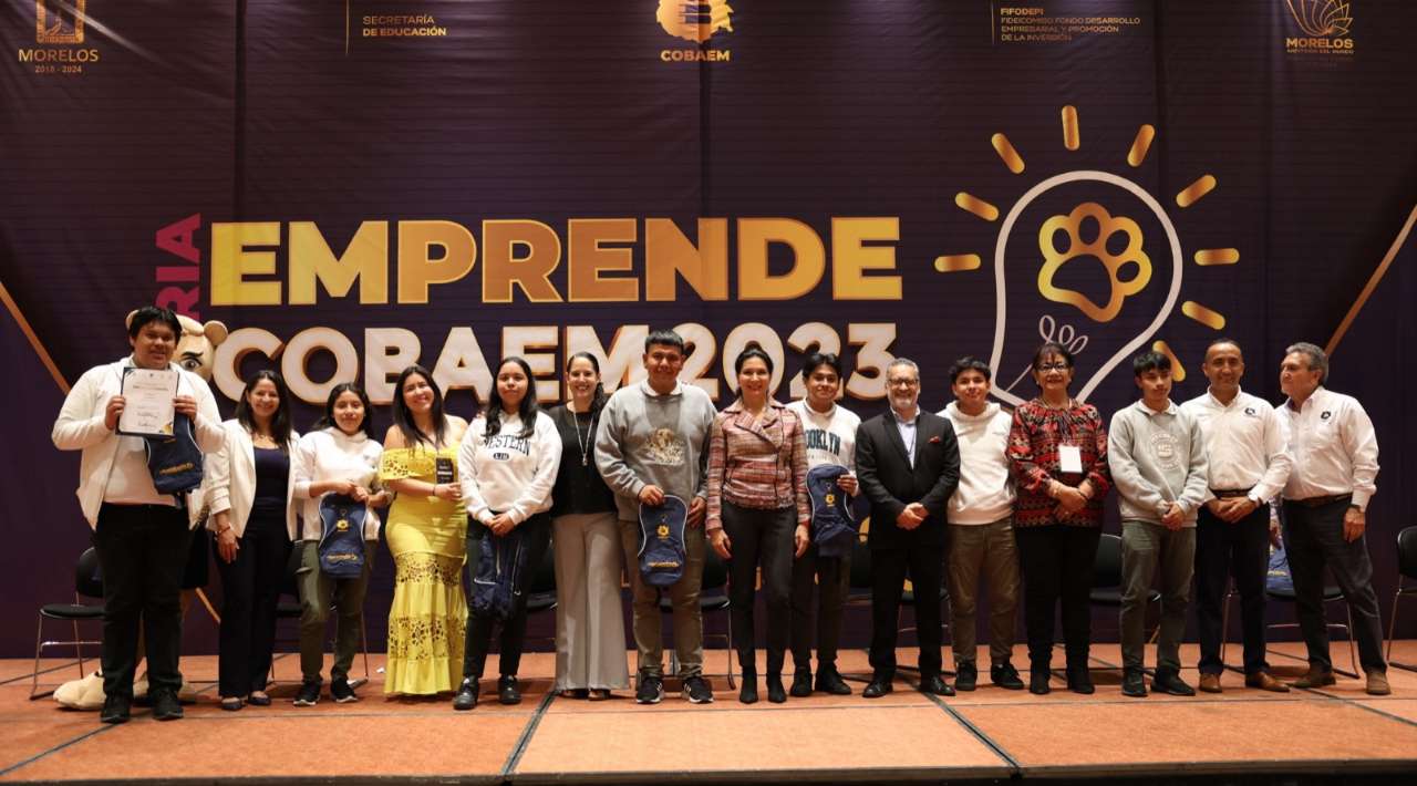 Más de mil estudiantes presentan 149 modelos de negocios en la Feria Emprende COBAEM 2023