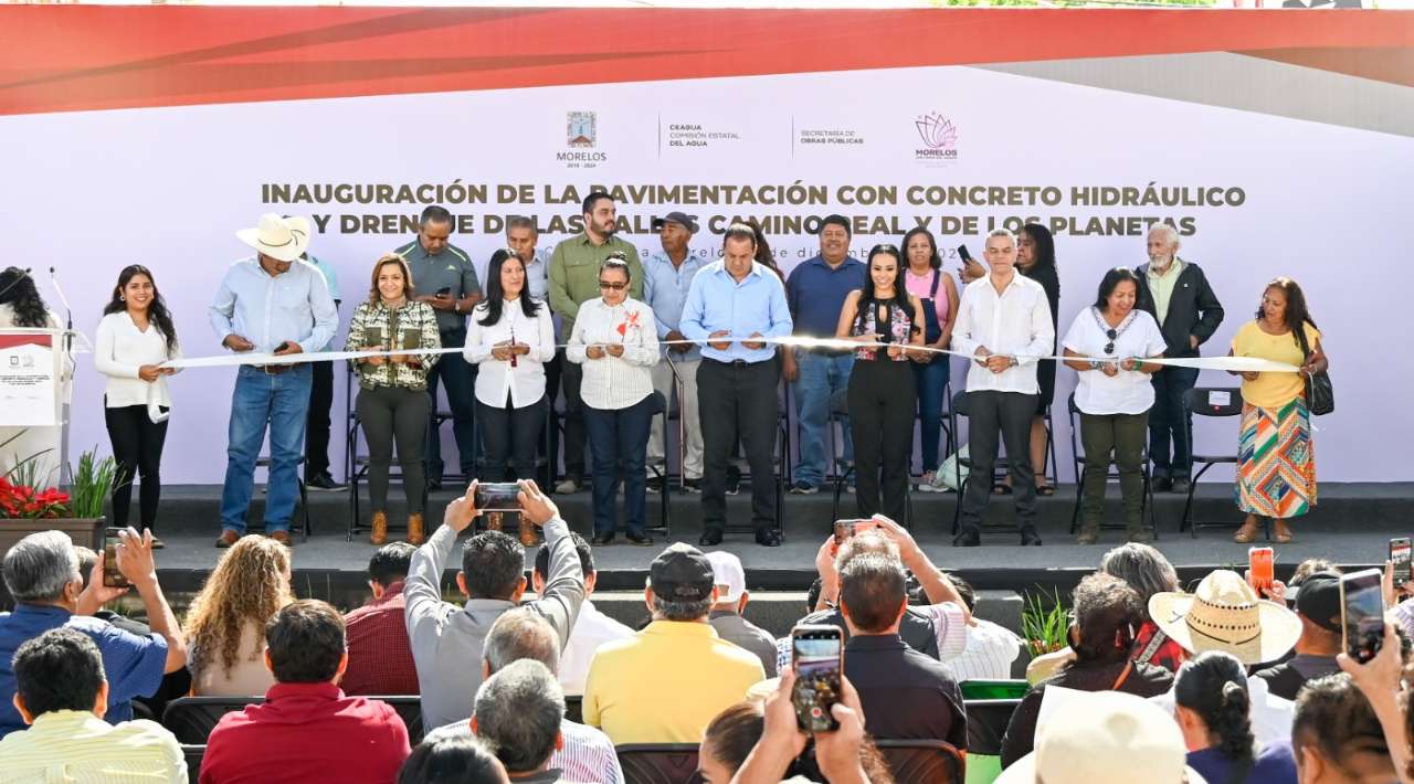 Gobierno del Estado entrega obras de pavimentación y alcantarillado con una inversión de 36 mdp