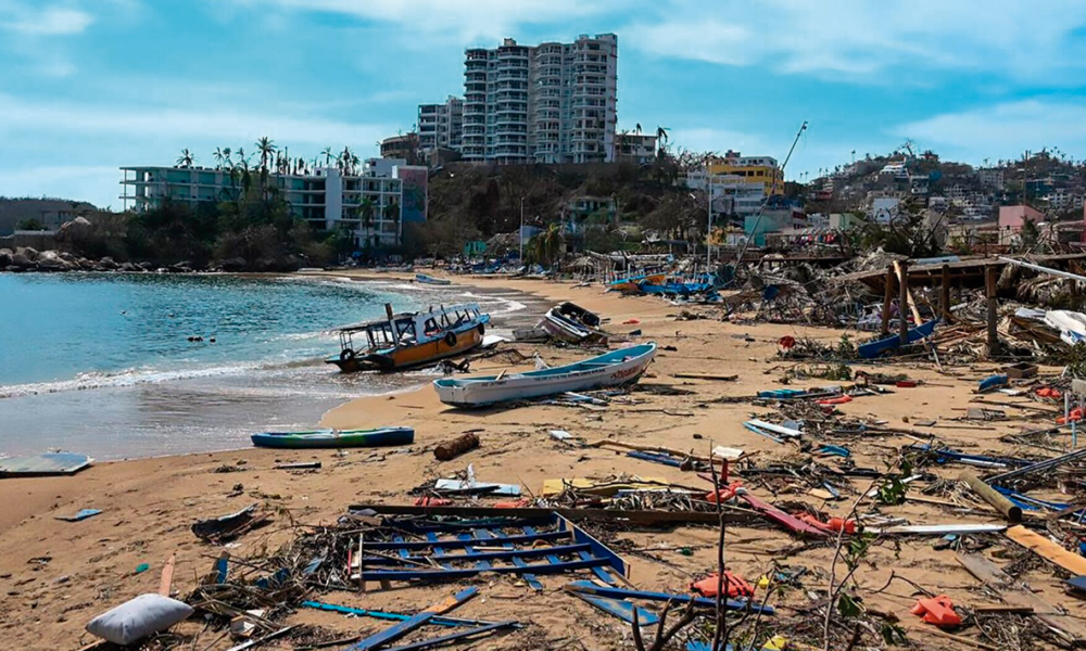 Tras 72 días del huracán Otis: 35,468 millones de pesos en daños, el segundo huracán más costoso de la historia de México