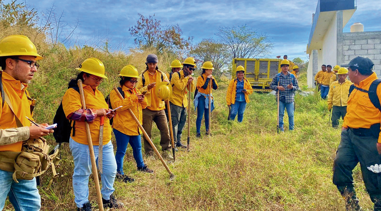 Aprueban combatientes forestales, curso básico sobre el manejo del fuego 