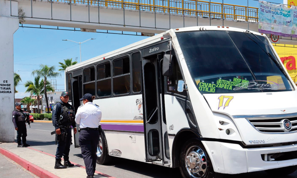 El municipio de Temixco mantiene los operativos en el transporte público para inhibir la inseguridad