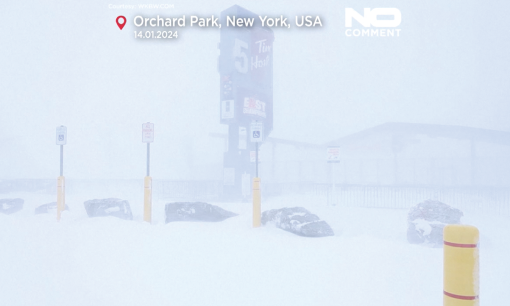 Fuertes nevadas afectan Nueva York