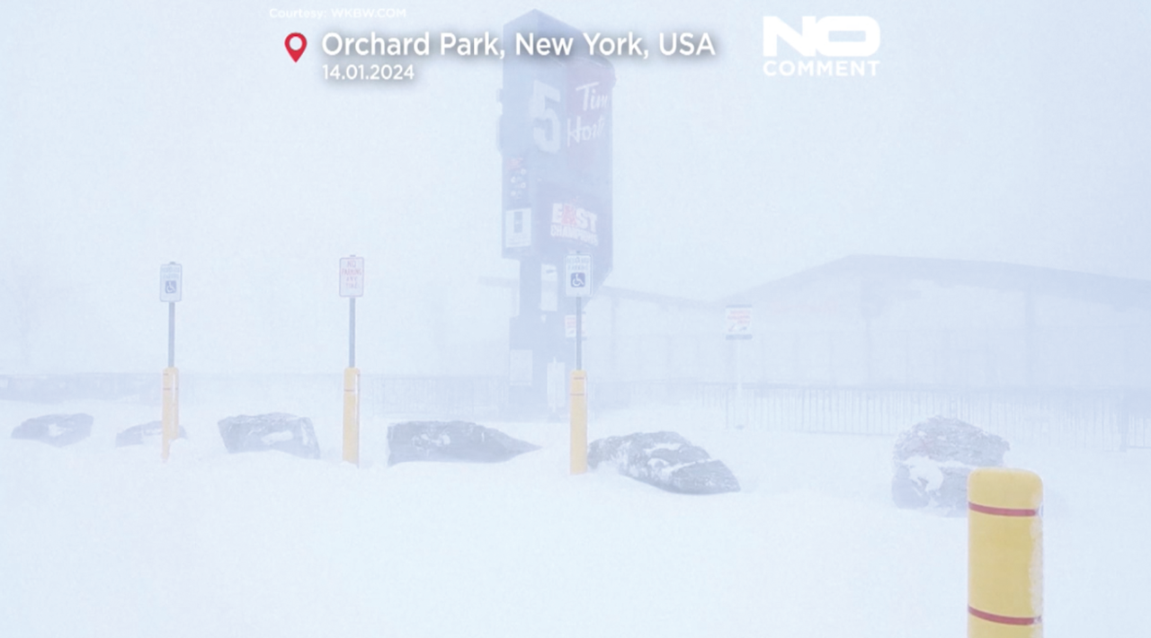 Fuertes nevadas afectan Nueva York