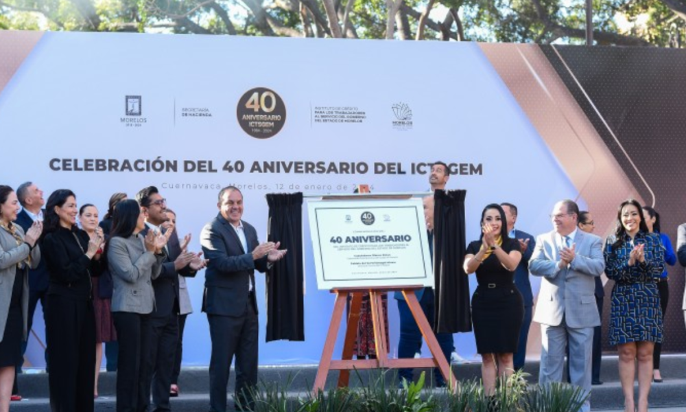 El Gobernador del Estado Cuauhtémoc Blanco Encabeza Celebración del 40 Aniversario del Instituto de Crédito en Morelos