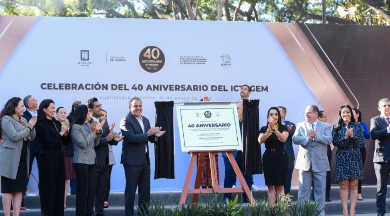 El Gobernador del Estado Cuauhtémoc Blanco Encabeza Celebración del 40 Aniversario del Instituto de Crédito en Morelos