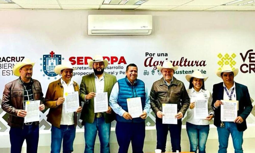 SEDAGRO y Veracruz promueven desarrollo apícola a través de la firma de un acuerdo para impulsar la movilización de colmenas