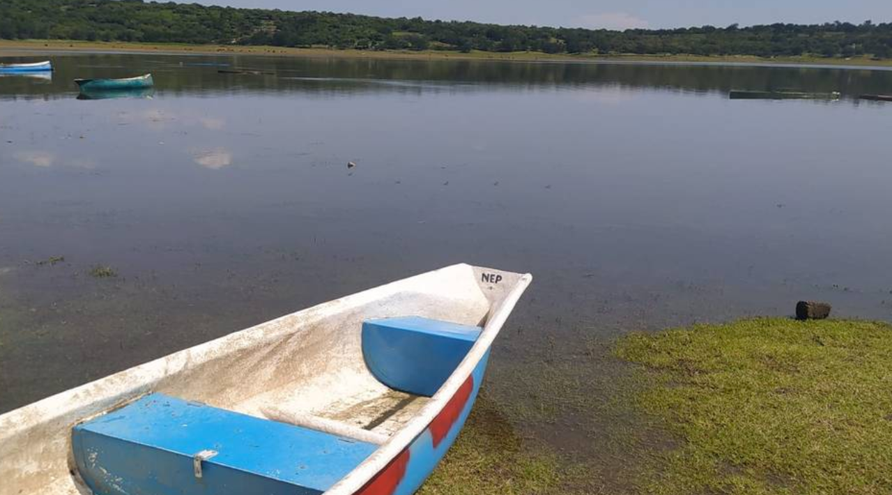 El bajo nivel de la laguna de Coatetelco ha puesto en riesgo la pesca en este lugar