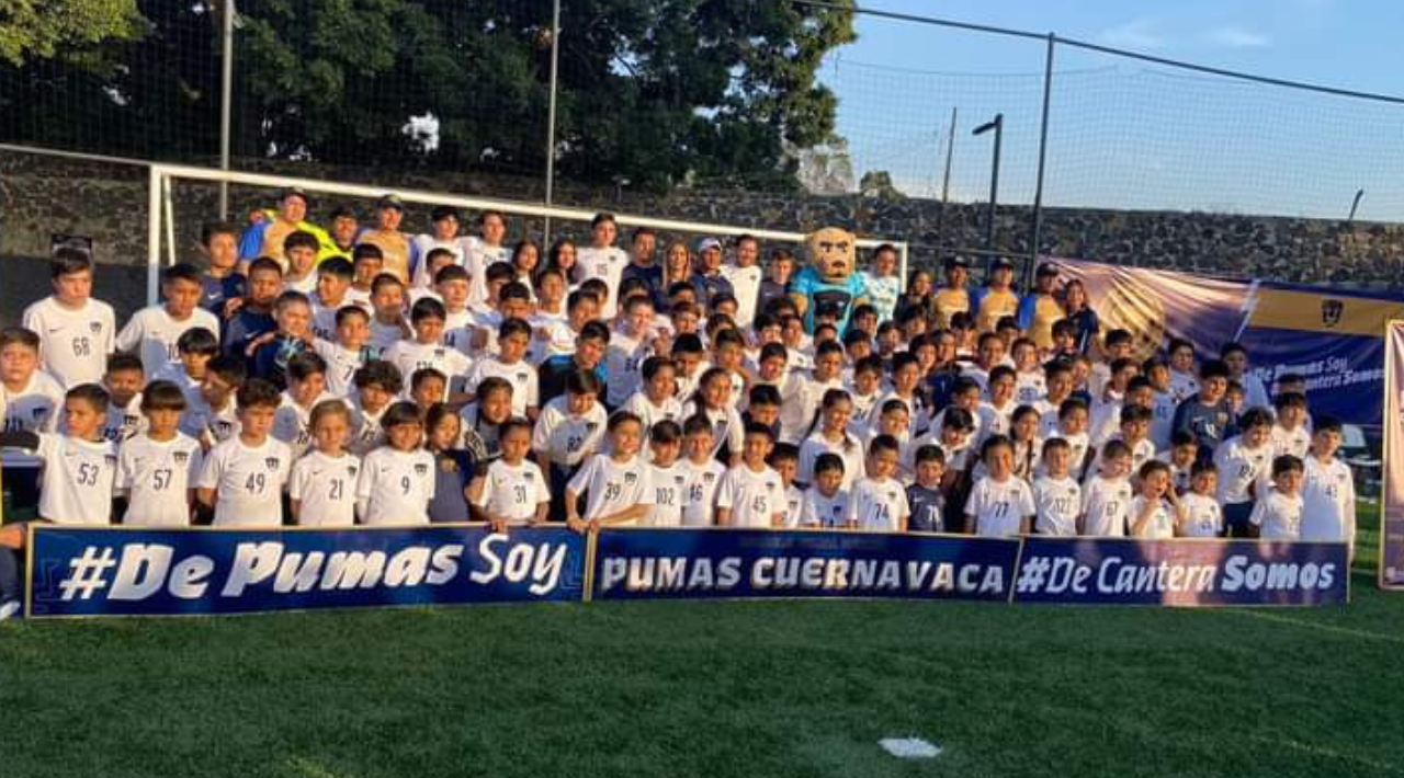 La Escuela de Fútbol Jerry Galindo se transforma en la Escuela Pumas Cuernavaca, filial oficial del Club Universidad